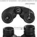 Occer 12x25 Compact Binoculars for Adults and Kids, Large Eyepiece Waterproof Binocular with Low Light Vision,High Powered Easy Focus Binoculars for Bird Watching,Outdoor Hunting,Travel,Sightseeing