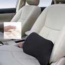 Big Hippo Multi-Use Lumbar Support Pillow- Orthopedic Design Sciatica Pain Relief Memory Foam Support Pillow Perfect for Car,Home, Office