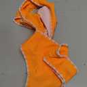 SuperGlee Toddler Girl One-Piece Swimsuit Baby Girl Cut Out Contrast Trim Swimwear Beach Bathing Suits (US, Age, 2 Years, 3 Years, Vibrant Orange)