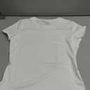 Trendy Queen Womens Basic T Shirts Summer Tops 2026 Crop Short Sleeve Slim Fit Tee Cute Gym Workout Clothes White Small