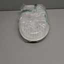 1-Tier Microwave Steamer Heating Steamer for Home Kitchen White (Oval)