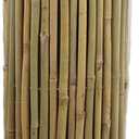 Natural Rolled Bamboo Fence - 4 ft High x 8 ft Long, Eco-Friendly Bamboo Fencing for Garden Privacy Decorative
