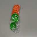 8 Pack Glass-Bottles Replacement Lid, Airtight Silicone Milk Bottle Caps Compatible with 48mm Stanpac Bottle, Dishwasher Safe Reusable Glass Milk Jugs Bottle Caps (No Bottle), Orange+Green