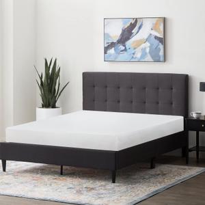 FDW 6 Inch Full Mattress, Medium Firm Base Foam, Breathable & Comfortable with Removable Washable Zipper Cover, Bed in a Box, CertiPUR-US Certified, White