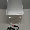 Skincare Fridge With Dimmable LED Light Mirror, 4L Makeup Mini Fridge for Bedroom, Car, Office & Dorm, Cooler & Warmer, Portable Small Refrigerator for Cosmetics, Skin Care and Food, White