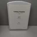 White Frame Dog Doors for Medium Pets, Strong Plastic W/ Sliding Lock 27x37CM