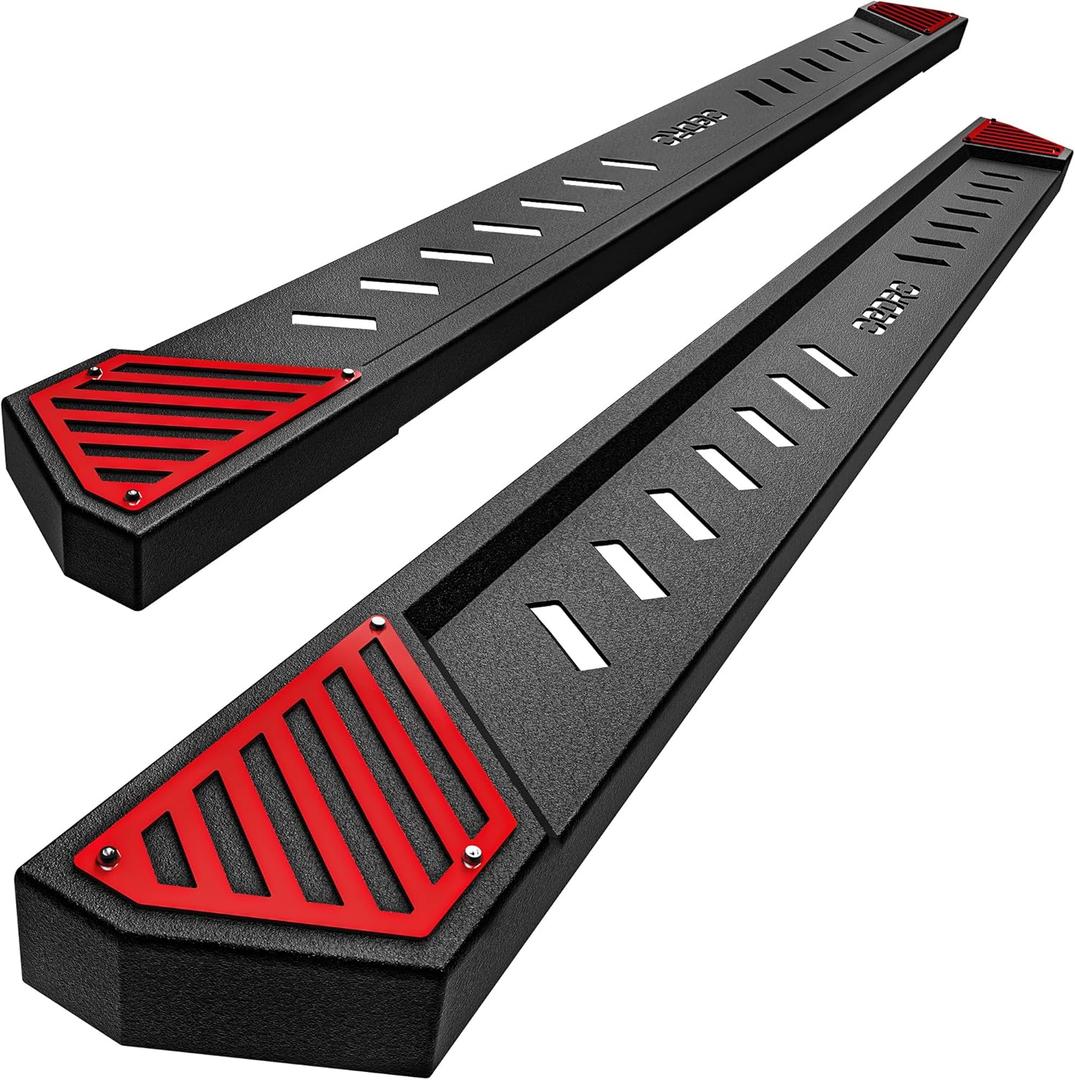 OEDRO 6.5" Running Boards Compatible with 2019-2025 Dodge Ram 1500 New Body (Not Fit 2019-2024 1500 Classic) Crew Cab, Steel Side Steps Nerf Bars Rails