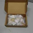 10 Pack 1-1/5"(30mm) Gold Knurled Cabinet Knobs for Dresser Kitchen Knobs for Cabinets Brushed Gold Cabinet Pulls Hardware