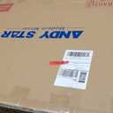 ANDY STAR Gold Bathroom Mirror, 24x36 Brushed Brass Rectangle Metal Frame Mirror for Bathroom, Modern Rectangular Wall Mounted Mirror for Vanity