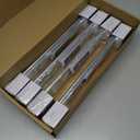 4 Pcs 14 Inch Center Mount Drawer Slides, Heavy Duty Bottom Mount Drawer Slides for Cabinet and Dresser, 3/4 Extension Glide Tracks