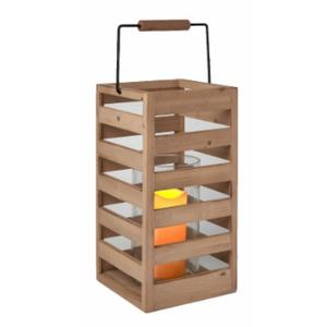HD Designs Wood Lantern