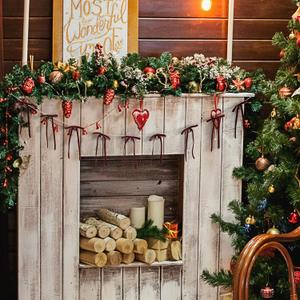 6Ft Burgundy Velvet Christmas Bow Garland Pre-String Coquette Bow with Vintage Bell Ribbon Banner for Christmas Tree Hanging Decoration Xmas Fireplace Staircase Fireplace Ornament (Wine Red)