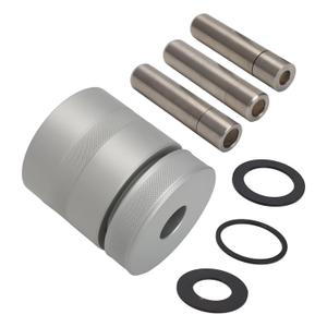 Self-Centering Coin Ring Punch Kit & Die Set (3/8" 7/16" 1/2") | Professional Punch Set for Ring Making, Jewelry Tools, Metal Gaskets & Leather | 3-Piece Hole Punch & Die Tool Set