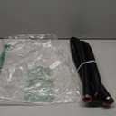 ACROPIX 22mm 7/8" Inch ID Straight Coupler Silicone Hose 1500mm 5FT Length Black 4-Ply Intercooler Heater Turbocharger Air Intake Pipe Radiator Coolant Tube