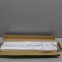 2PCS Adjustable Square Table Leg (24-40inch)Metal Desk Legs, Home Office DIY Furniture Leg Set for Tables, DIY desks, Counter Tops, Kitchen Tables,Office Desk (White)