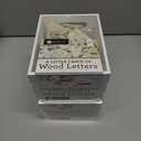 Hampton Art - Little Crate of Wood Letters 153Pc, Wooden Letters, Wood Letters, Large Wooden Craft Small Alphabet Letters 2 Pack