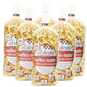 AL DENTE Carba-Nada Roasted Fettuccine, Garlic, 10 Ounce (Pack of 6) BEST BEFORE 12/12/26 
