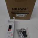 DIHOOL 125 Amp DC Breaker, Battery Disconnect Switch 500V, Thermal Magnetic Trip for Solar, Main Power, UPS