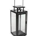 HD Designs Glass Iron Lantern
12 in