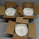 MALACASA 24 OZ Cereal Bowls, Porcelain Soup Oatmeal Bowls Set of 6, Kitchen Ceramic Serving Bowl, Dishwasher Microwave Oven Safe, White, Series LUNA