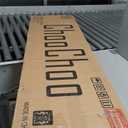 ChooChoo 47" Farmhouse Console Table with 3 Drawers, Rustic Entryway Table, Narrow Long Sofa Table for Living Room, Hallway, Behind Couch, Soft White and Brown