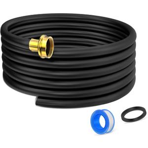 30FT Dehumidifier Drain Hose with 3/4 Inch FHT Connector, featuring Rust-Resistant Brass Fittings for Leak-Proof Connection, Perfectly Compatible with Most Dehumidifier Brands7 Length Options 30FT Dehumidifier Drain Hose with 3/4 Inch FHT Connector, featuring Rust-Resistant Brass Fittings for Leak-Proof Connection, Perfectly Compatible with Most Dehumidifier Brands7 Length Options
