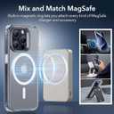 ESR for iPhone 15 Pro Max Case, Compatible with MagSafe, Shockproof Military-Grade Protection, Scratch-Resistant Back, Magnetic Phone Case for iPhone 15 Pro Max, Classic Hybrid Case, Frosted Clear