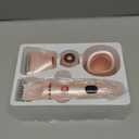 Crolanli Bikini Trimmer for Women, 3-in-1 Electric Razors for Women, IPX7 Waterproof Rechargeable Cordless Pubic Hair Shaver, with LED Display, for Ladies Bikini Pubic, Face, Underarms, Legs(Pink)