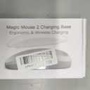 Magic Mouses Charger Base Wireless Charging Dock for Apple Magic Mouse 2 (Lighting), Ergonomic Wand Apple Mouse Grip with MagSafe Charging Support (White),Charger and Mouse not Included