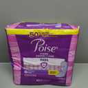 Poise Incontinence Pads & Postpartum Incontinence Pads, 6 Drop Ultimate Absorbency, Long Length, 42 Count 