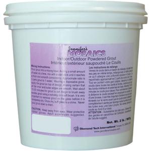White Powdered (Sanded) Grout - 2 LBS