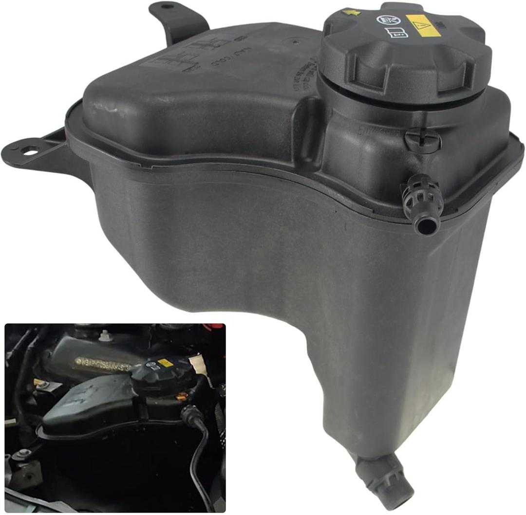 17137567462 Engine Coolant Reservoir Tank w/ Sensor & Cap Compatible with 2005-2016 BMW 118i 120i 128i 323i 325i 328i 328i xDrive 328xi 330i 335i 335i xDrive 335is X1 Z4 Replaces# 603-334