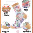 6 Pairs Paisley Sock Bulk Fancy Novelty Pattern Socks for Women Men Holiday Gifts