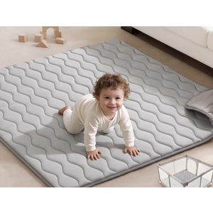 Blissful Diary Baby Play Mats for Floor, 50x70 Playpen Mat, Thick Cushioning Padding Foam Playmat for Baby and Toddlers Infants, Non-Slip & Machine Washable, Sage Green