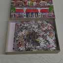 Galison Michael Storrings A Day at The Bookstore 1000 Piece Puzzle from Galison - Beautifully Illustrated Jigsaw Puzzle of a Local Bookstore, 27" x 20" Fun & Challenging, Unique Gift Idea