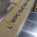 LARWORKS WPC Slat Wall Panels 8 Pack 96" x 8.2", Waterproof Fluted Wall Paneling, Accent 3D Wall Panel for Wall Decor, Bathroom, Bedroom, Office - Widen High Grille Elm (Cover Approx.44 sq.ft)