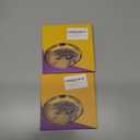 2 x Kviceo Jewelry Tray Ring Dish, Stainless Steel Organizer in Gold-Tone Finish - Modern Holder for Earrings Keys, Wedding Shower & Engagement Gifts for Her, 4.64" (J)