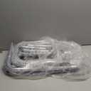 Medline Shower Chair Seat with Padded Armrests and Back, Heavy Duty Shower Stool for Bathtub, Slip Resistant Shower Seat with Adjustable Height, Shower Bench for Inside Shower with 350 lb Capacity (Grey)