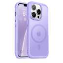 Vooii for iPhone 13 Pro Phone Case,[Compatible with Magsafe] Translucent Matte Shockproof Women Men Girl Protective Case Cover for iPhone 13 Pro (ONLY) 6.1", Light Purple, Pack Of 2