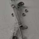 uxcell 4Pcs 300mmCloset Rod Support Bracket, Rod Holder Wardrobe Accessories Clothes Rail Seat for Bedroom Bathroom, Silver