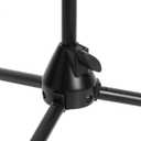 OnStage On-Stage MS7411B Short Drum/Amp Tripod Microphone Stand with Boom, Black