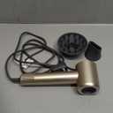 Tideway Hair Dryer Professional High-Speed Ionic Blow Dryer 110,000 RPM, Compact Hair Dryer with Magnetic Diffuser, Fast Drying with Brushless Motor Low Noise Smart Temperature Control-H11 (Gold)