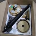 42 Inch Black Ceiling Fans with Lights and Remote/APP, Modern Ceiling Fan for Living Room Outdoor Ceiling Fan 6-Speed Adjustable Reversible DC Motor Timer Noiseless 3CCT Dimmable for Bedroom Office