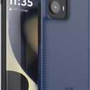 TUDIA for Motorola Edge 2024 Case 5G - [Merge] [Military Grade] Dual Layer Shockproof Slim Heavy Duty Moto Edge 2024 Cases - Indigo Blue (Basic)