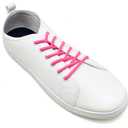 BCB Wear Round Shoelaces 3/16" Thick Solid Colors for All Shoe Types Several Lengths (Hot Pink-27)
