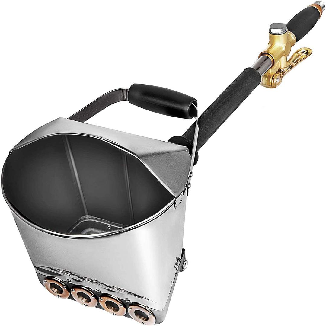 Vevor 4 Jet Cement Mortar Sprayer Stucco Spray Gun Pneumatic Cement Mortar Gun Concrete Cement Sprayer with Cover for Wall Ceiling Roof Painting Concrete Tool 80cm - Amazon.com