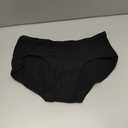 INNERSY Womens Underwear Cotton Hipster Panties Regular & Plus Size 6-Pack (Medium, Black)