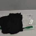 Women's Basic Long Sleeve T Shirts, Crewneck Slim Fit Tops, Plain Layer Underscrub Tees X-Large Black