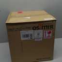 Large Globe Glass Pendant Lights, 12" Modern Black Pendant Lights Kitchen Island with Clear Glass and Rods, Farmhouse Hanging Lighting for Kitchen Dining Room Entryway, OS-JJ1513-1PLBK