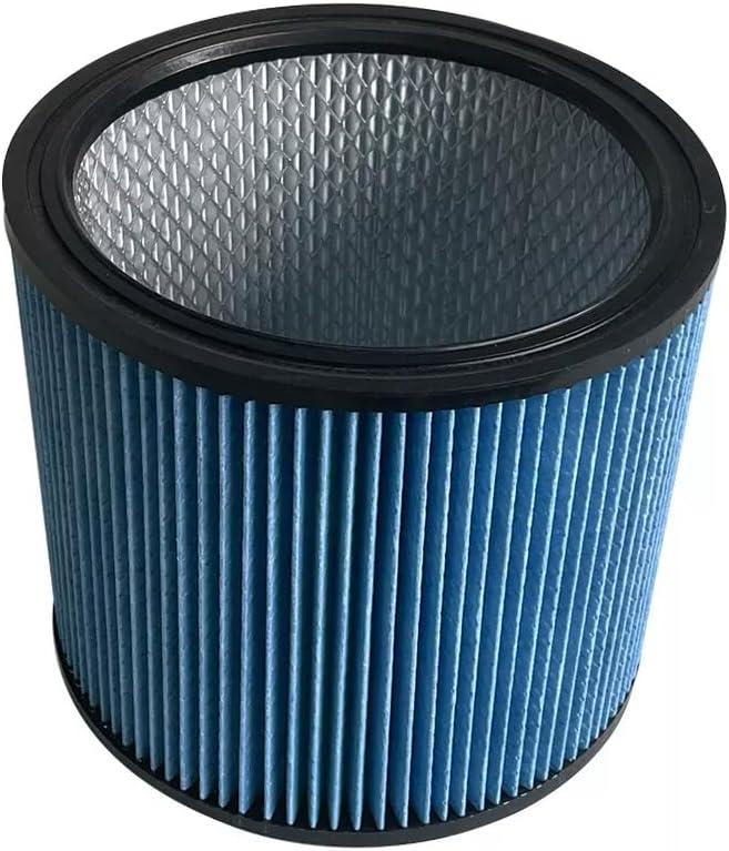 1 PACK Amigriki 1954A-B Replacement Cartridge Vacuum Fine Dust HEPA filter Compatible with BAUER 6, 7, 9, 14, and 16 Gallon Vacuum Replacement Filter-blue